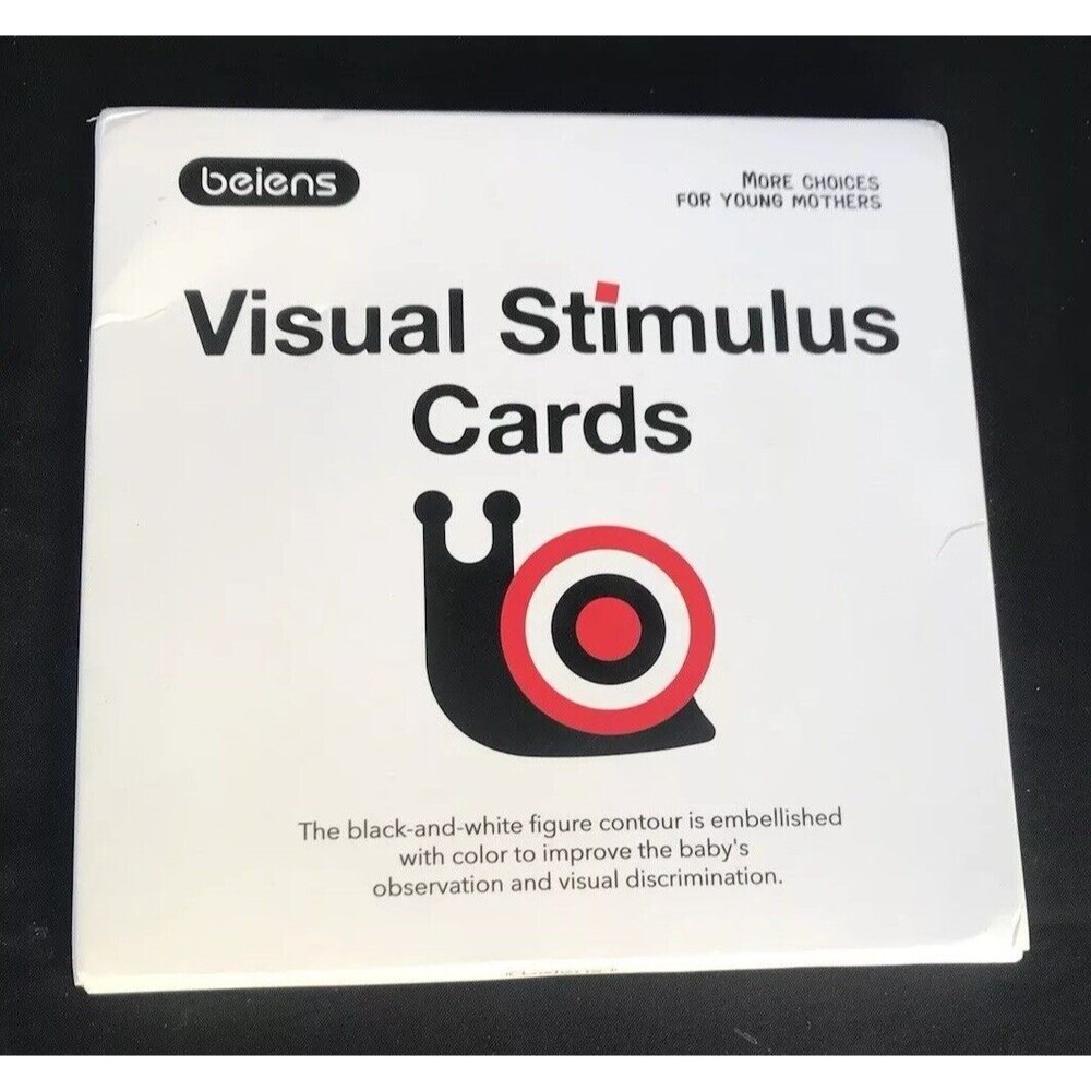 Beiens Design Visual Stimulus Cards Baby's Visual Nerve Brain Development Infant